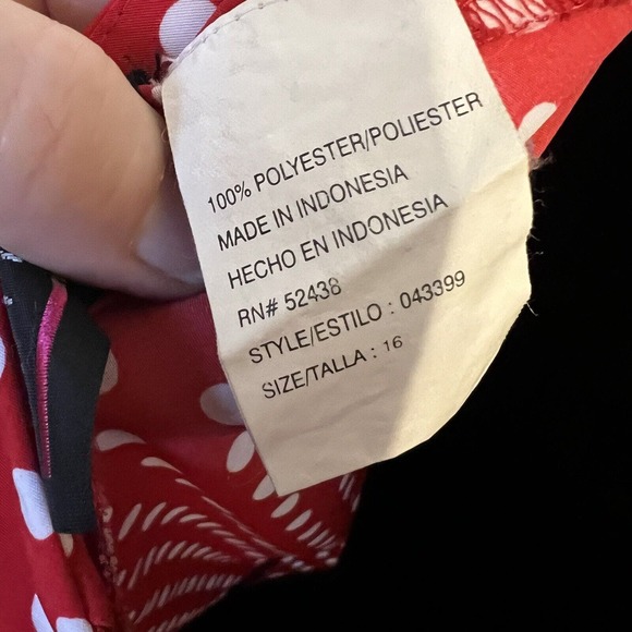 Melissa Harper MHM Red White Polka Dots Dress Sleeveless Zipper Minnie Mouse - Picture 10 of 11